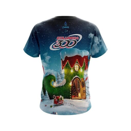 Columbia 300 Santas Workshop CoolWick Bowling Jersey - Image 2