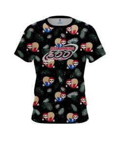 Columbia 300 Sloths Christmas Time CoolWick Bowling Jersey