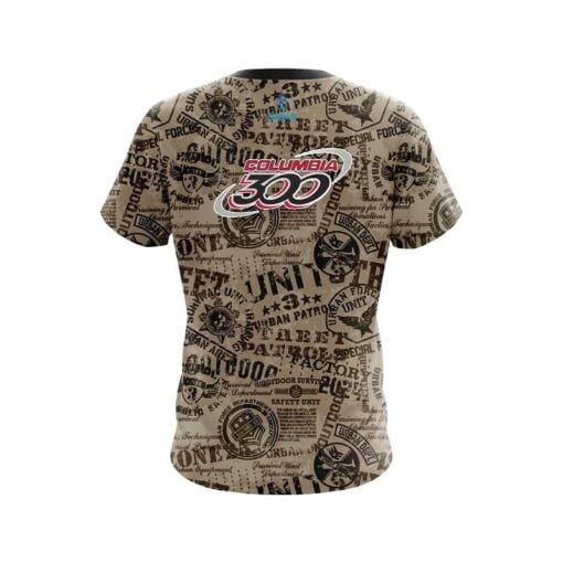 Columbia 300 Urban Military Grunge CoolWick Bowling Jersey - Image 2