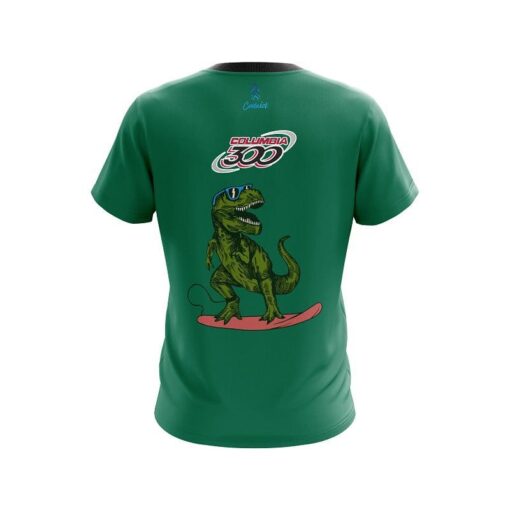 Columbia 300 Wild Rex Surf CoolWick Bowling Jersey - Image 2