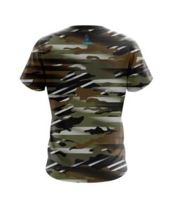 Alternative view of Plain Camo Grunge CoolWick Bowling Jersey