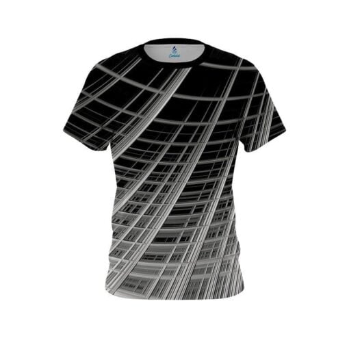 Plain Chrome Wavy Dimension CoolWick Bowling Jersey