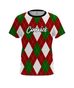 CoolWick Argyle Green CoolWick Bowling Jersey