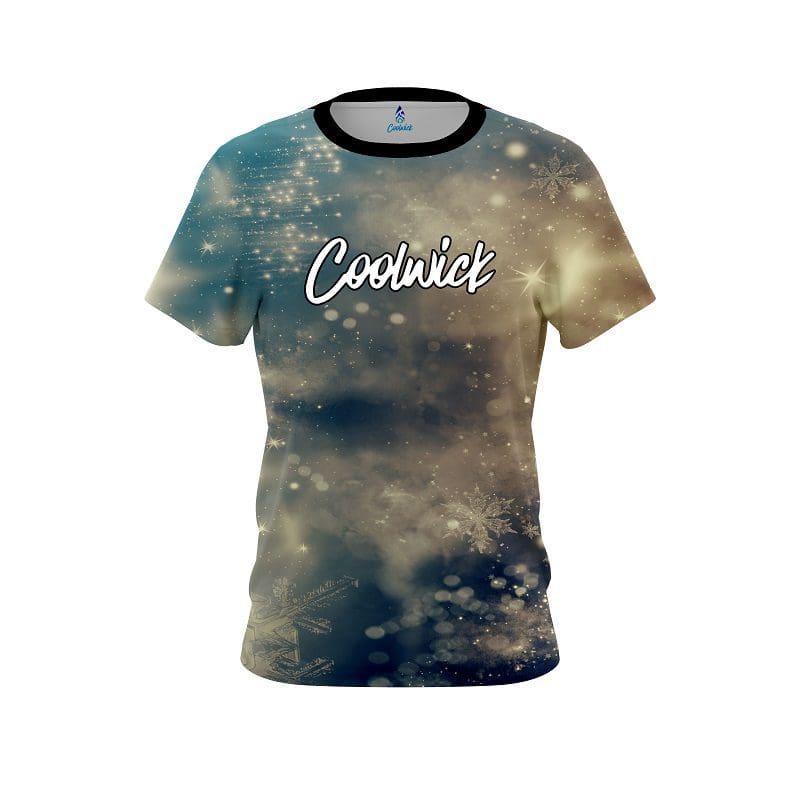 CoolWick Blurred Snowflakes CoolWick Bowling Jersey