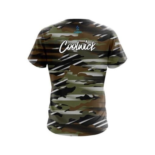 CoolWick Camo Grunge CoolWick Bowling Jersey - Image 2