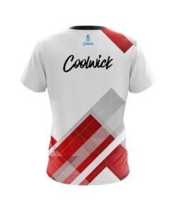 Alternative view of CoolWick Flyer Red CoolWick Bowling Jersey