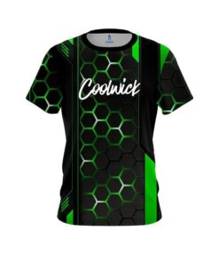 CoolWick Green Steel Comb CoolWick Bowling Jersey