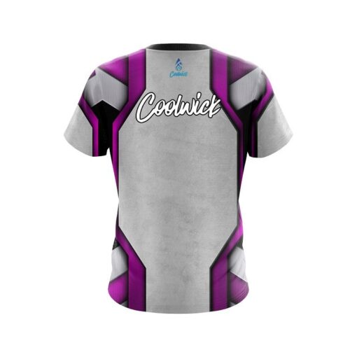 CoolWick Iron Purple CoolWick Bowling Jersey - Image 2