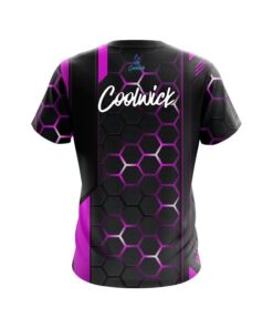 Alternative view of CoolWick Pink Steel Comb CoolWick Bowling Jersey
