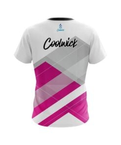 Alternative view of CoolWick Racing Pink CoolWick Bowling Jersey