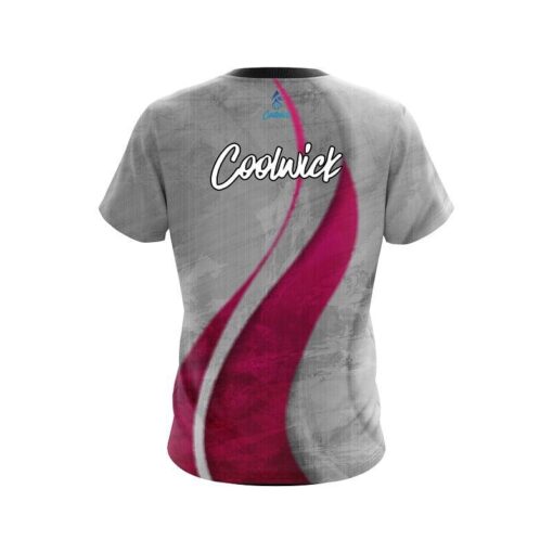 CoolWick Rough Edges Pink CoolWick Bowling Jersey - Image 2
