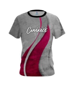 CoolWick Rough Edges Pink CoolWick Bowling Jersey