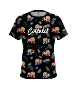CoolWick Sloths Christmas Time CoolWick Bowling Jersey