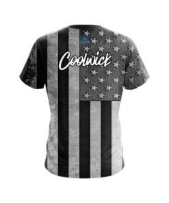 Alternative view of CoolWick USA Steel Flag CoolWick Bowling Jersey