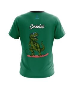 Alternative view of CoolWick Wild Rex Surf CoolWick Bowling Jersey