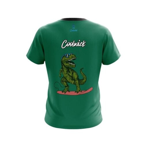 CoolWick Wild Rex Surf CoolWick Bowling Jersey - Image 2