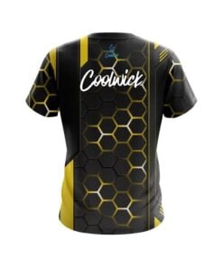 Alternative view of CoolWick Yellow Steel Comb CoolWick Bowling Jersey