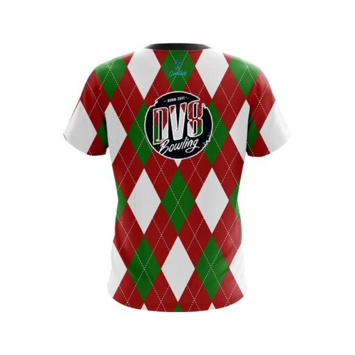 DV8 Argyle Green CoolWick Bowling Jersey - Image 2
