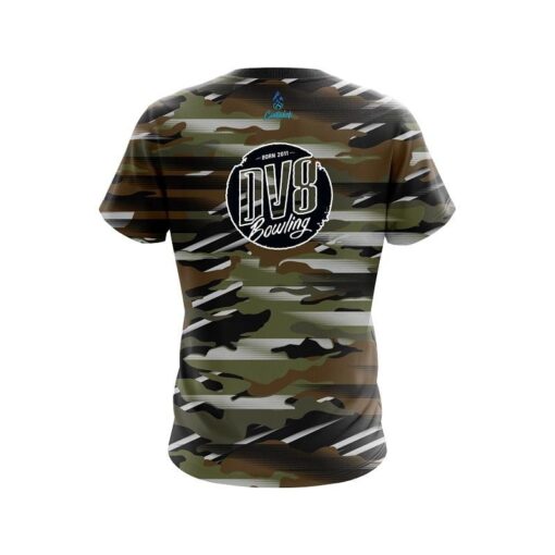 DV8 Camo Grunge CoolWick Bowling Jersey - Image 2