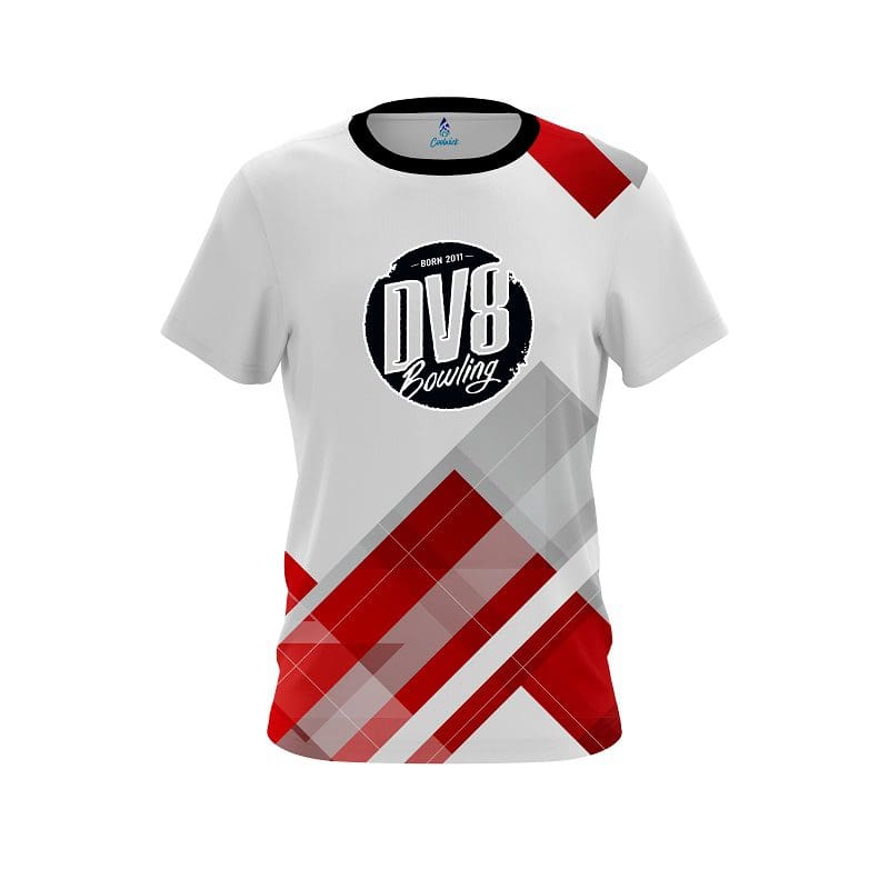 DV8 Flyer Red CoolWick Bowling Jersey