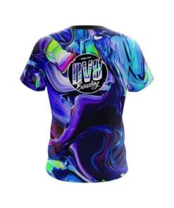 Alternative view of DV8 Holographic Blob CoolWick Bowling Jersey