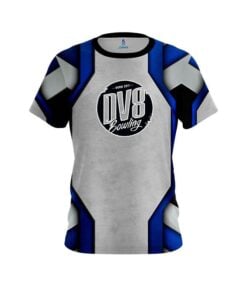 DV8 Iron Blue CoolWick Bowling Jersey