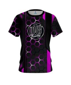 DV8 Pink Steel Comb CoolWick Bowling Jersey