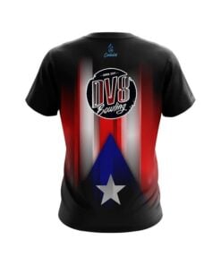 Alternative view of DV8 Puerto Rico Flag CoolWick Bowling Jersey