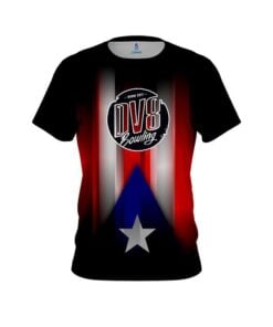 DV8 Puerto Rico Flag CoolWick Bowling Jersey