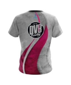 Alternative view of DV8 Rough Edges Pink CoolWick Bowling Jersey