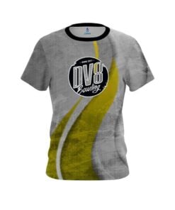 DV8 Rough Edges Yellow CoolWick Bowling Jersey