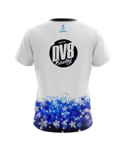 Alternative view of DV8 Snowflake Season CoolWick Bowling Jersey