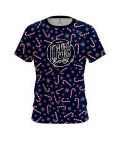 DV8 Snowy Candy Cane CoolWick Bowling Jersey