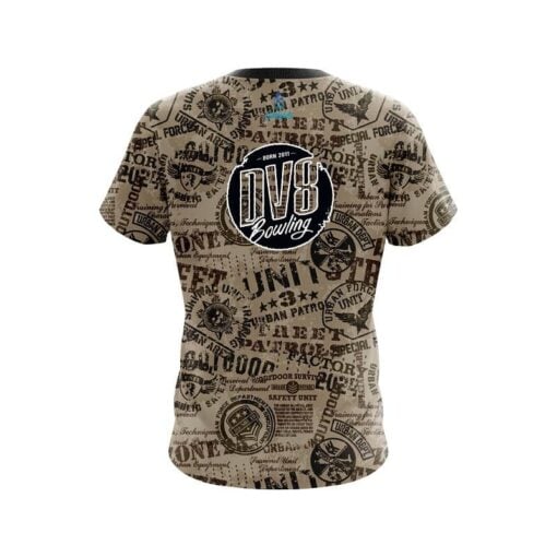 DV8 Urban Military Grunge CoolWick Bowling Jersey - Image 2