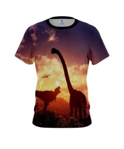 Plain Dinosaur Forest Escape CoolWick Bowling Jersey