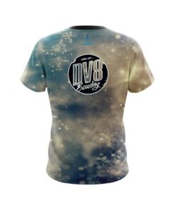 Alternative view of DV8 Blurred Snowflakes CoolWick Bowling Jersey