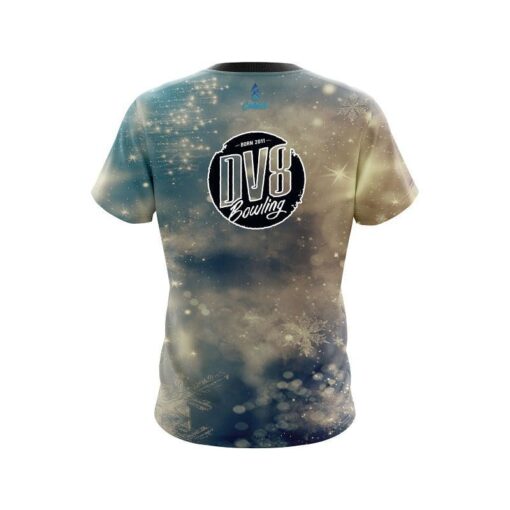 DV8 Blurred Snowflakes CoolWick Bowling Jersey - Image 2