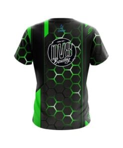 Alternative view of DV8 Green Steel Comb CoolWick Bowling Jersey