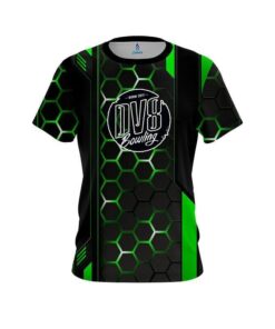 DV8 Green Steel Comb CoolWick Bowling Jersey