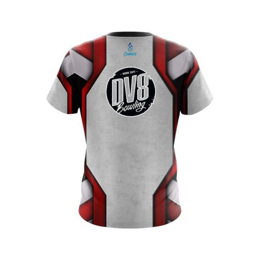 DV8 Iron Red CoolWick Bowling Jersey - Image 2