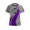 DV8 Rough Edges Purple CoolWick Bowling Jersey