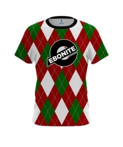 Ebonite Argyle Green CoolWick Bowling Jersey