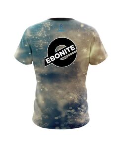 Alternative view of Ebonite Blurred Snowflakes CoolWick Bowling Jersey