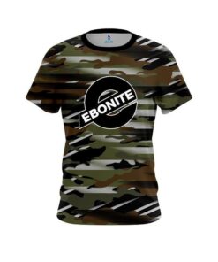 Ebonite Camo Grunge CoolWick Bowling Jersey