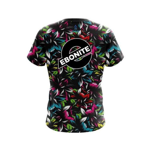 Ebonite Flower Bloom CoolWick Bowling Jersey - Image 2