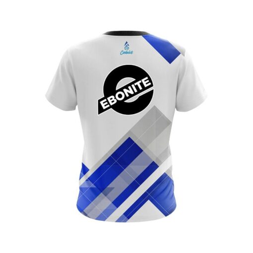 Ebonite Flyer Blue CoolWick Bowling Jersey - Image 2