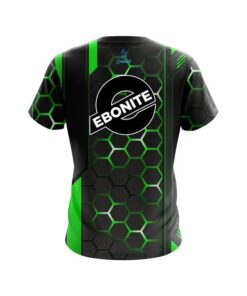 Alternative view of Ebonite Green Steel Comb CoolWick Bowling Jersey