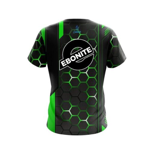 Ebonite Green Steel Comb CoolWick Bowling Jersey - Image 2