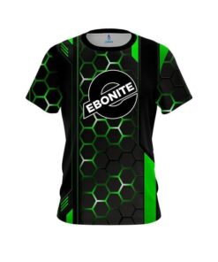Ebonite Green Steel Comb CoolWick Bowling Jersey