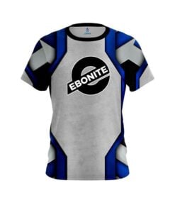 Ebonite Iron Blue CoolWick Bowling Jersey